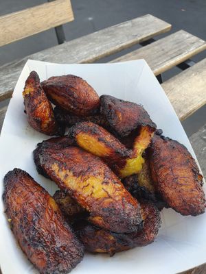 Plantains at Vegan Brüder in Fort Lauderdale