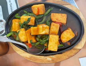 sizzling bean curd   at Wheel of Life in Irvine