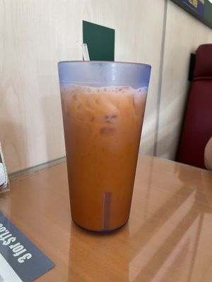 thai iced tea   at Wheel of Life in Irvine