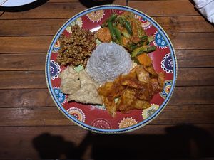 Nasi Campur Vegan  at Cendana in Seminyak