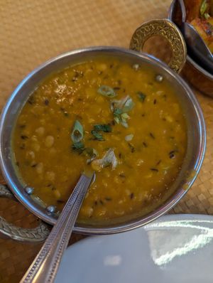 Lentils and chickpea at The Everest in Westport