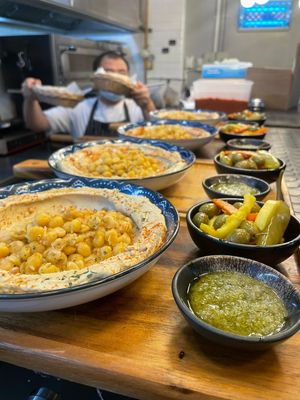 Vegan Hummus at J Cafe in Bangkok