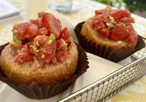 ericina - tomato, garlic, pistachio   at Sfrigola - Corso Calatafimi in Palermo