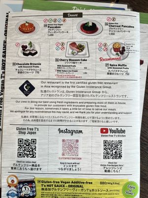   at Gluten Free T's Kitchen in Tokyo