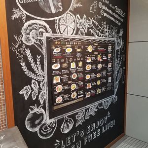 Nice menu at Gluten Free T's Kitchen in Tokyo