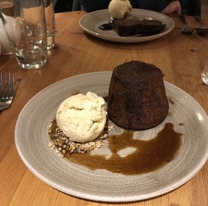 Yummy dessert! at The Crown Inn in Broughton