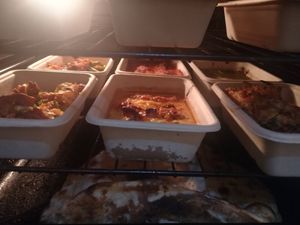 My heat and eat takeaway in the oven at home at Swadish in Glasgow