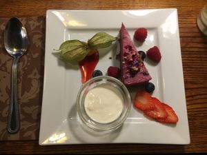 Raw Cheesecake Vegan at Swadish in Glasgow