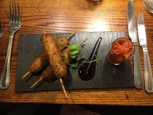 Vegetable Seekh Kebabs at Swadish in Glasgow