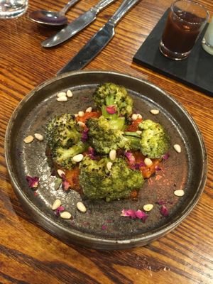 Broccoli starter at Swadish in Glasgow