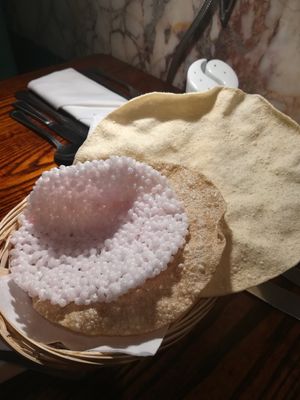 Poppadoms at Swadish in Glasgow