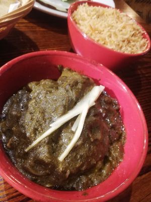 Saag aloo at Swadish in Glasgow
