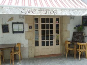 Outside at El Celler de Triton in Sant Feliu De Guixols