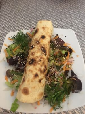 Wrap hummus  at El Celler de Triton in Sant Feliu De Guixols