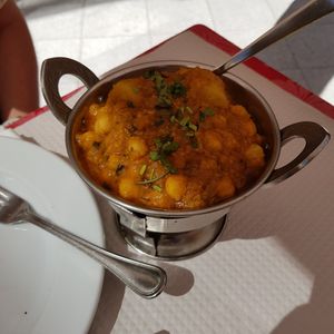 Aloo chana at Bengal Tandoori in Lisbon