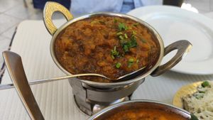roasted eggplant at Bengal Tandoori in Lisbon