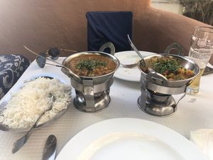 Vegan menu for 2 people  at Bengal Tandoori in Lisbon
