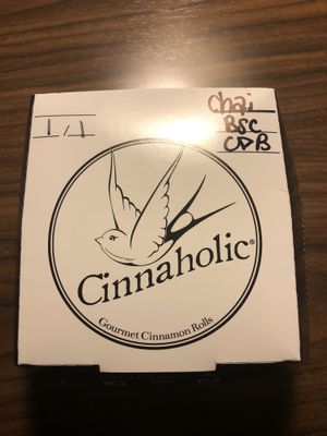 Oh, the anticipation at Cinnaholic in Belmont