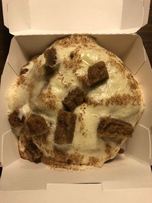 Ooey gooey Sugar & Spice deliciousness! at Cinnaholic in Belmont