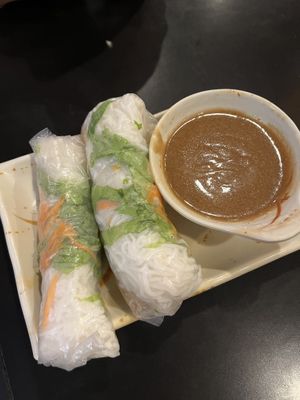Veggie spring rolls   at Pho 20 in Avon