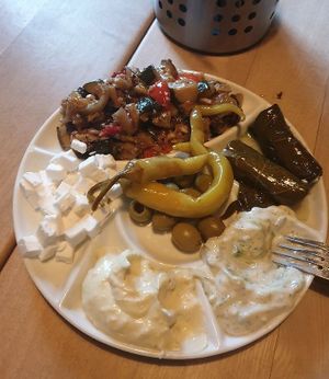 Appetizers at Trash Chic in Cologne