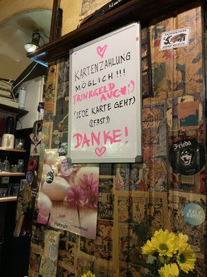 Payment via card possible   at Trash Chic in Cologne