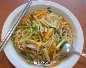 Soba noodles at Nutrihub Cafe in Central Singapore