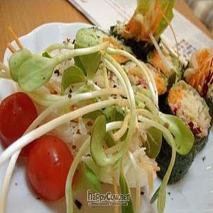 Fruity Nori Sushi's Mini Salad at Nutrihub Cafe in Central Singapore