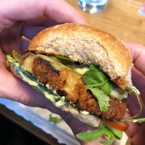Burger 🍔  at Punk Vegan in Leeds