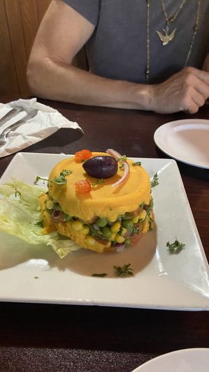 Mashed potato veg appetizer   at Aji Limon in Bonita Springs