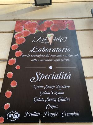   at Gelateria Brivido in Rome
