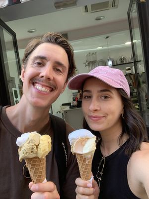   at Gelateria Brivido in Rome