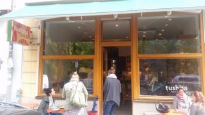 outside at Tushita in Munich