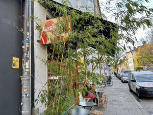 outside  at Tushita in Munich