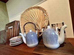 tea pots  at Tushita in Munich