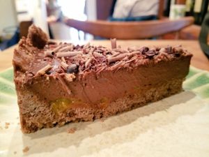 Chocolate Orange cake at Tushita in Munich