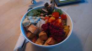 Salty bowl at Tushita in Munich