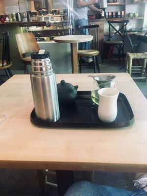 Oolong tea  at Tushita in Munich