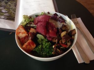 Healthy bowl :) at Tushita in Munich