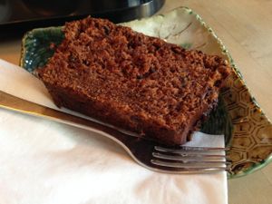 Banana and chocolate cake @ Tushita Teehaus, Munich at Tushita in Munich