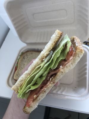 Vegan BLT at 24 Karrots Cafe in Kilgore