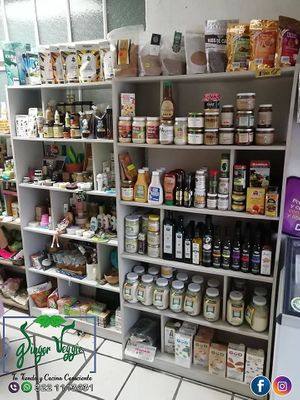 Añgunos de los muchos productos que tenemos!

Some of the products we carry! at Ginger Veggie in Puerto Vallarta