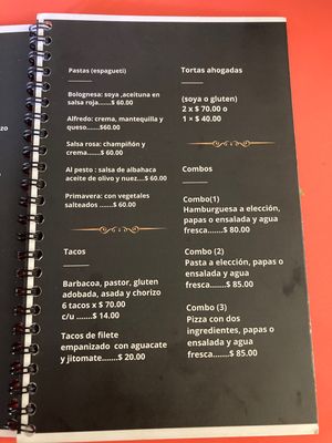 Menú   at Ganesh in Guadalajara
