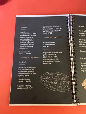 Menú   at Ganesh in Guadalajara