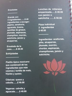Menu.p3 at Ganesh in Guadalajara