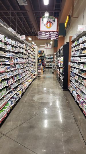 Lots of supplements at Mother's Market in Irvine