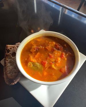Sweet Potato Stew at Gathering Grounds in Roseburg