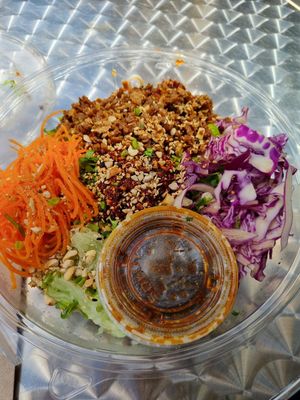 Zhajiang Spicy Noodle Salad at Spring Cafe in New York City