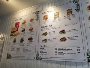 Menu at Spring Cafe in New York City