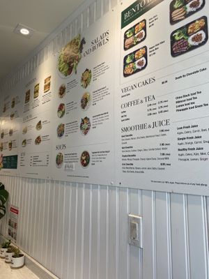 Menu  at Spring Cafe in New York City